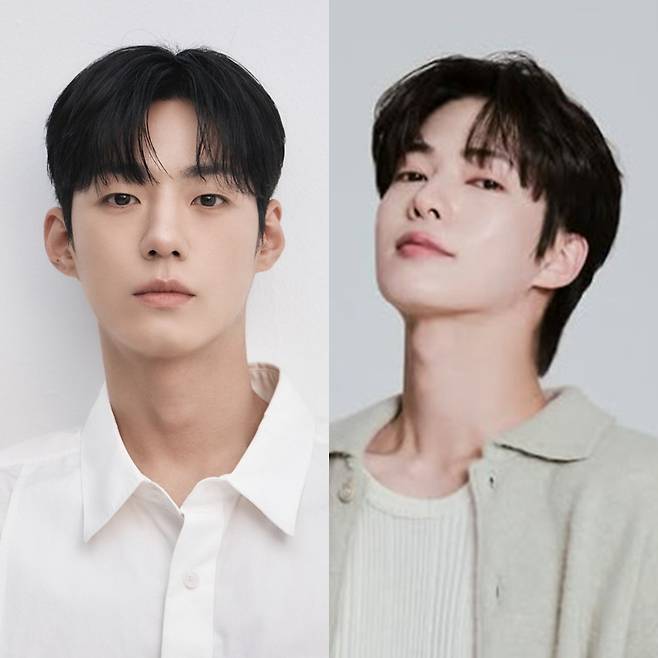 ▲ 김강재(왼쪽), 지민서. 출처ㅣ호두엔터테인먼트, 지민서 SNS