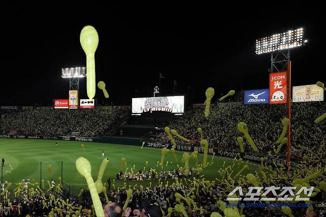 한신의 홈구장 고시엔구장. 사진캡처=한신 타이거즈 SNS