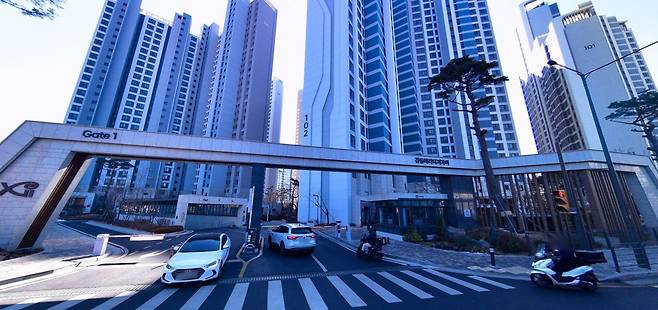 서울 강동구 길동 '강동 헤리티지 자이' 전경. /네이버 로드뷰 캡처