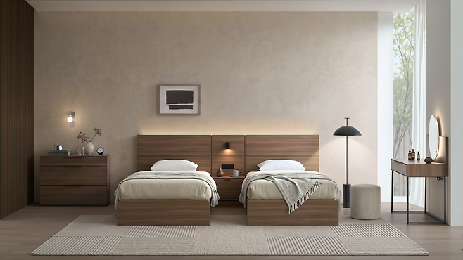 스와니에 트윈 베드. 현대리바트제공