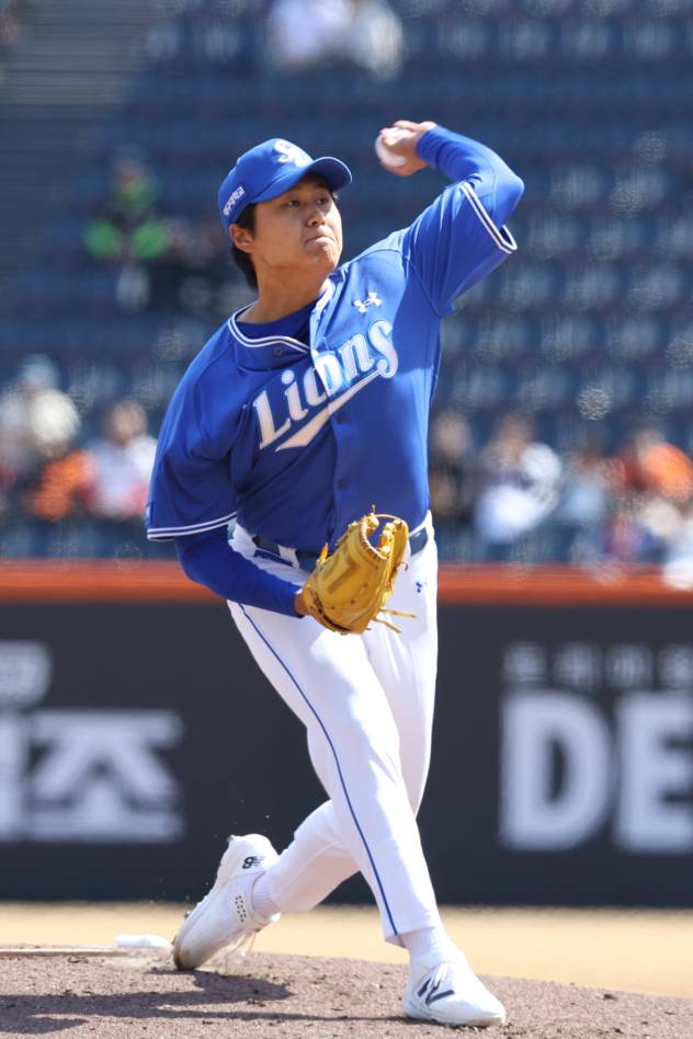 삼성의 5선발 가능성이 높았으나 물음표가 찍힌 이승현. 삼성 제공