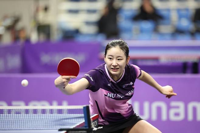 한국탁구대표팀은 7일 충북 진천국가대표선수촌서 끝난 세계선수권 파견 선발전서 유시우(사진)를 비롯한 남녀 각 5명을 대회 출전 멤버로 선발했다. 사진제공│대한탁구협회