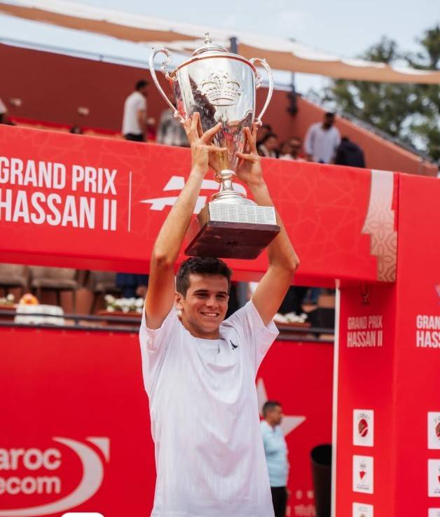 19살의 어린 나이에 ATP 투어대회에서 우승한 라파엘 호다르. 개인 SNS