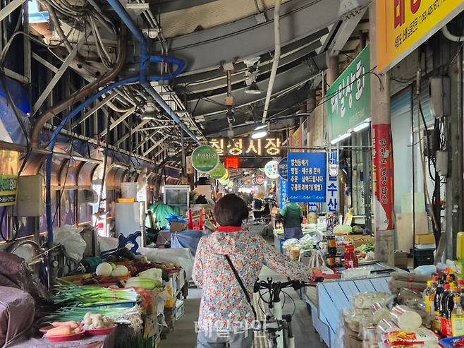 대구 칠성동에 위치한 '칠성종합시장' ⓒ데일리안 김주훈 기자