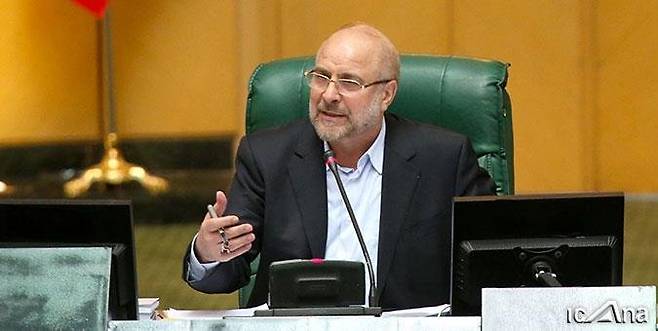 모하마드 바게르 갈리바프 국회의장.뉴시스