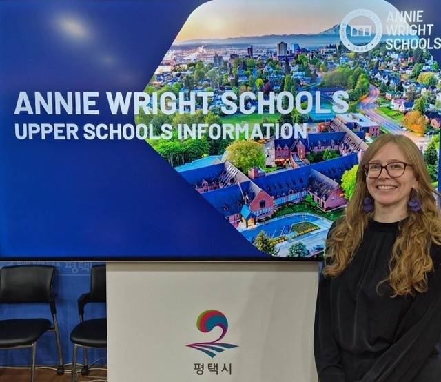 미국 '애니 라이트 스쿨' 본교 입학처장(Abigail Drivdahl). 사진= 평택시청