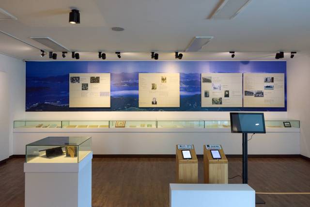 김춘수 유품 전시관.