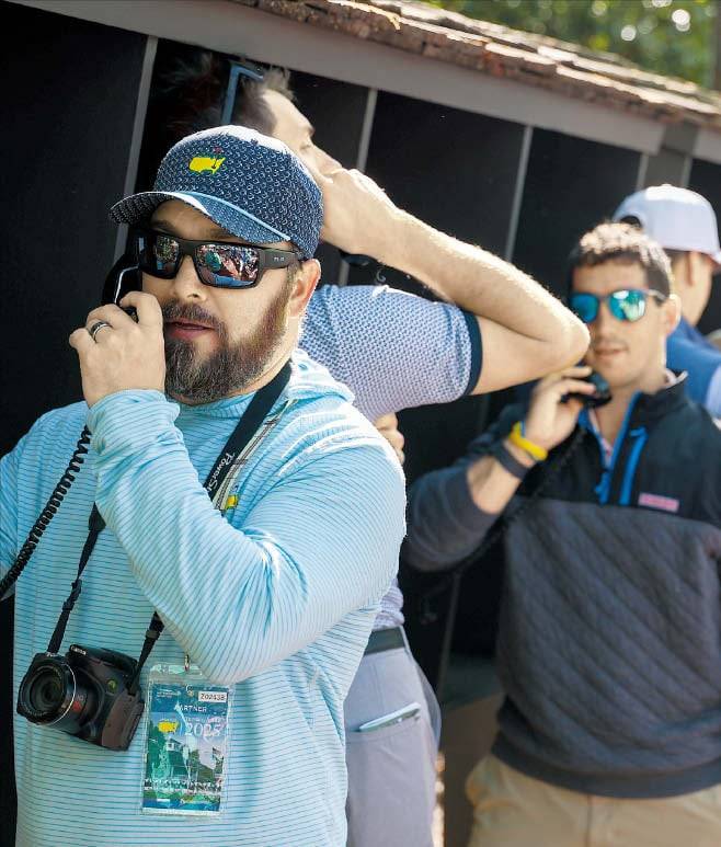 해마다 마스터스 기간이면 오거스타 내셔널 공중전화 부스엔 사람들이 북적인다. /게티이미지코리아