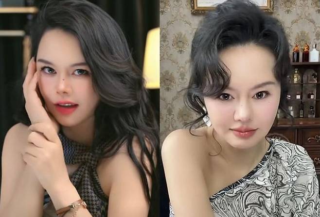 남성을 유혹하는 방법을 가르치는 강의로 유명해진 중국 인플루언서가 계정 정지 이후 활동을 재개했다. /사진=저우위안 SNS