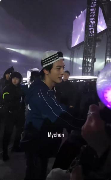 '소우주' 노래할때 객석으로 내려온 진 /사진 진 팬덤 트위터 @seokjinfile