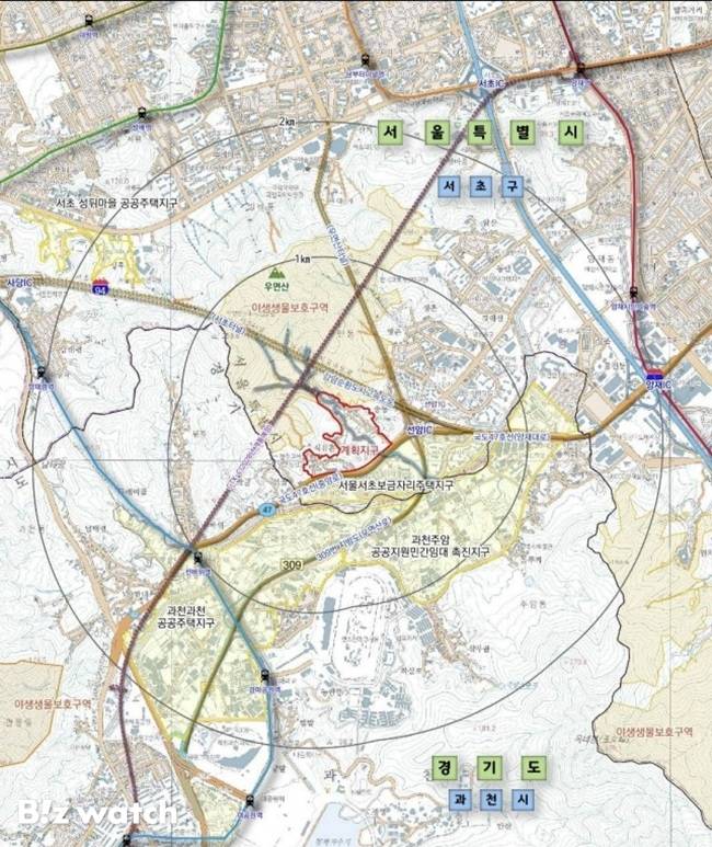 서울서리풀2 공공주택지구./자료=국토교통부, 한국토지주택공사(LH)
