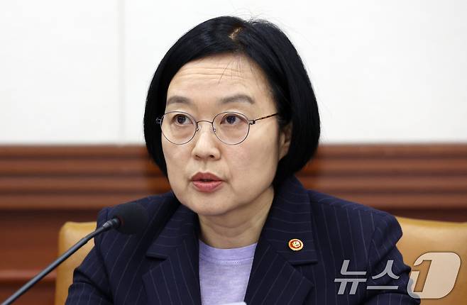 한성숙 중소벤처기업부 장관. 2026.4.3 ⓒ 뉴스1 김명섭 기자
