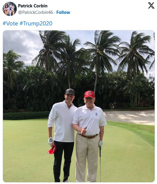 사진출처=패트릭 코빈 SNS