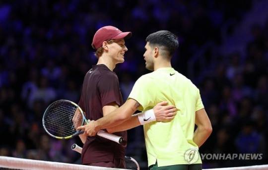 알카라스와 신네르 / 사진=연합뉴스