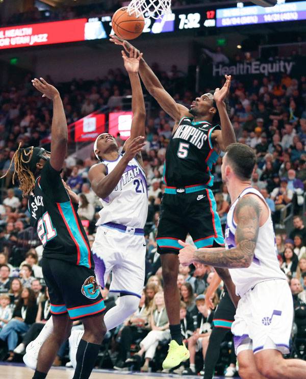 유타 신인 음벵은 트리플 더블 기록했다. 사진= Getty Images/AFP= 연합뉴스 제공