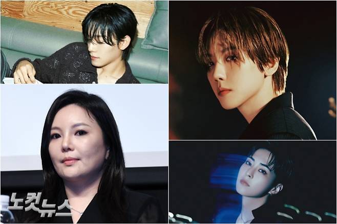 왼쪽부터 시계 방향으로 김종대, 변백현, 김민석, 차가원 대표. INB100 제공/박종민 기자