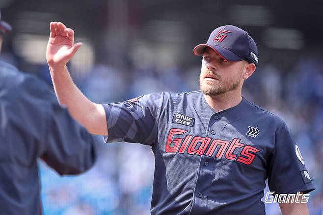 ▲ 제레미 비슬리 ⓒ롯데 자이언츠