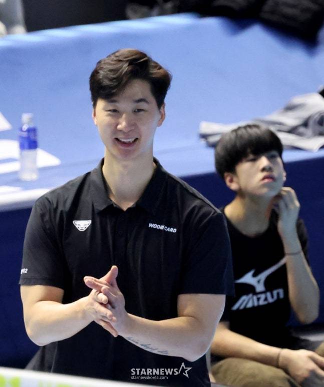 박철우 우리카드 감독. /사진=강영조 선임기자