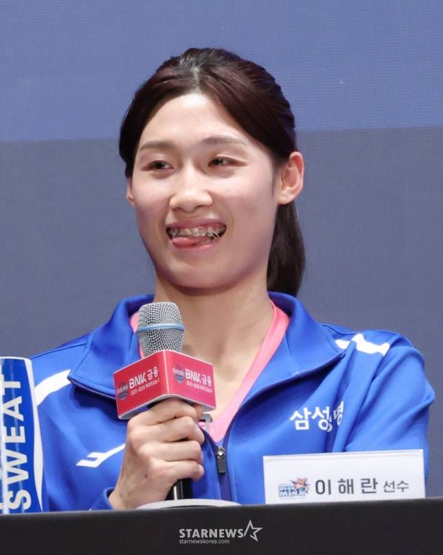 지난해 11월 이해란의 모습. /사진=김진경 대기자