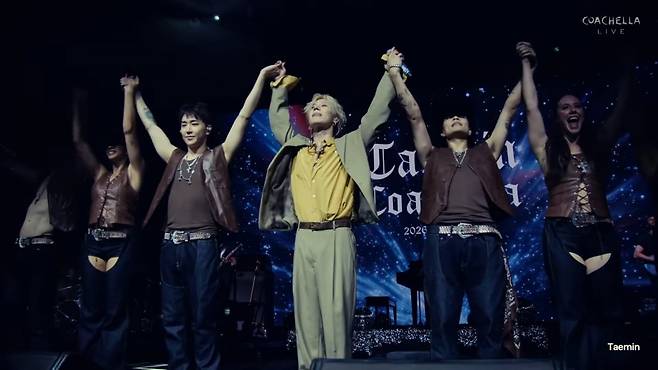 태민/ 사진=코첼라 공식 유튜브 채널 캡처