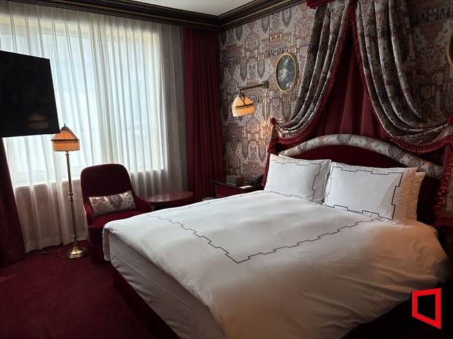 레스케이프호텔의 아뜰리에 스위트룸. 레스케이프호텔은 전체 204개 객실 중 40%가 스위트룸으로 구성되어 있다. 권재희 기자