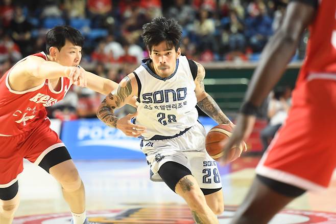 고양 소노 케빈 켐바오. 사진=KBL