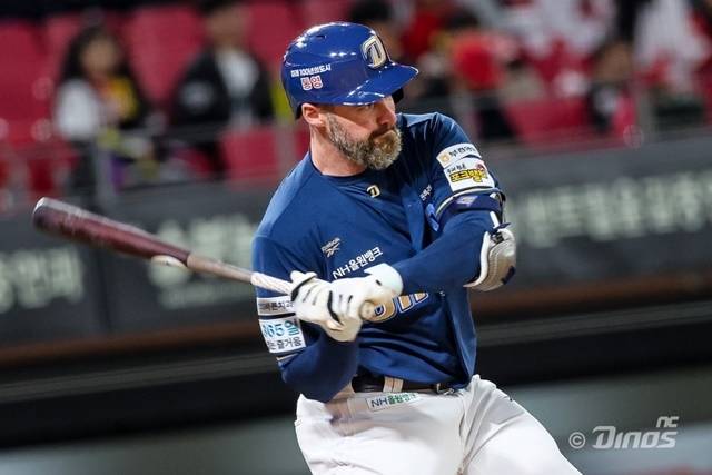 데이비슨은 득점권만 되면 작아지고 있다. 주자가 있을 때 데이비슨의 장타가 나온다면 NC의 득점 생산력은 한층 높아질 수 있다. 사진=NC 제공