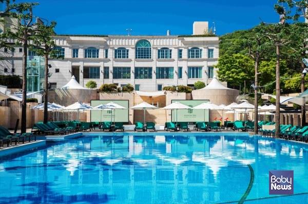 오아시스 야외 수영장. ⓒ에이블현대호텔앤리조트 반얀트리 클럽 앤 스파 서울