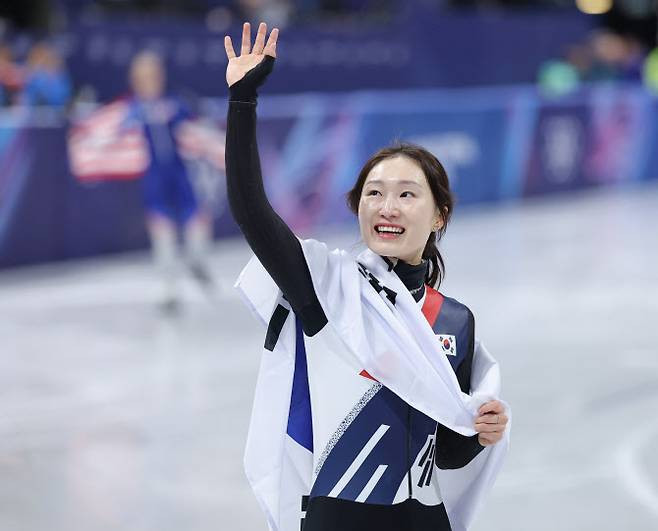 최민정. 최민정이 2026~27시즌을 끝으로 국가대표 은퇴를 예고했다. 사진=연합뉴스