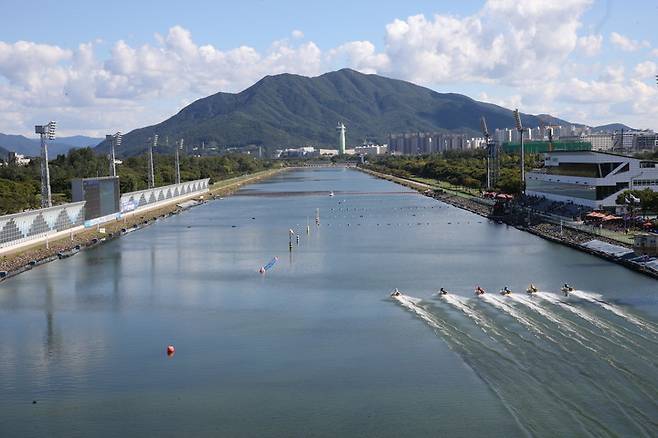 미사경정공원 전경.(사진 국민체육진흥공단 제공)