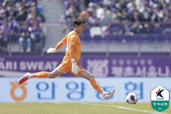 김정훈(FC안양). 한국프로축구연맹 제공