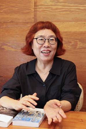 2024년에 이어 올해도 한스 크리스티안 안데르센상 최종 후보에 올랐던 이금이 작가. 김영원 기자 forever@hani.co.kr