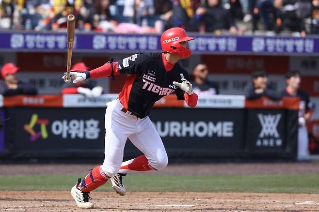 ▲ 올 시즌 한층 더 성장한 모습으로 팀의 기대를 모으고 있는 박재현 ⓒKIA타이거즈