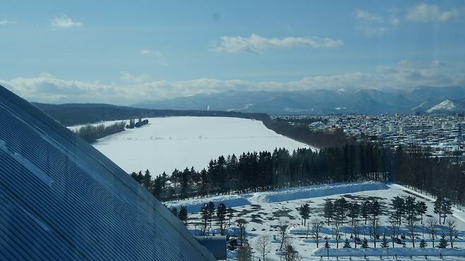 일본 샷포르돔 전망대에서 본 샷포르 전경. 나운규 기자 sendme@cctoday.co.kr