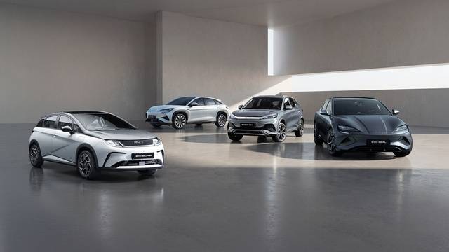 BYD 전기차 라인업. BYD코리아 제공.