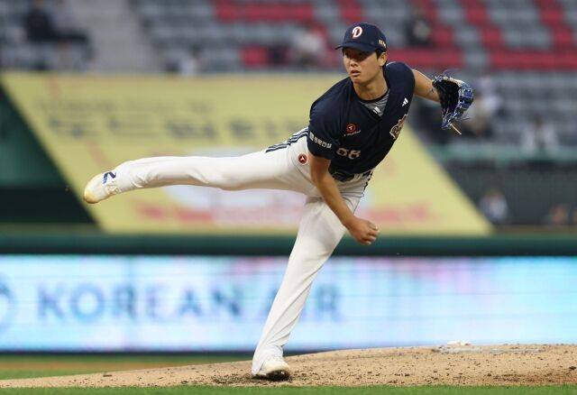 호투한 최민석./두산 베어스