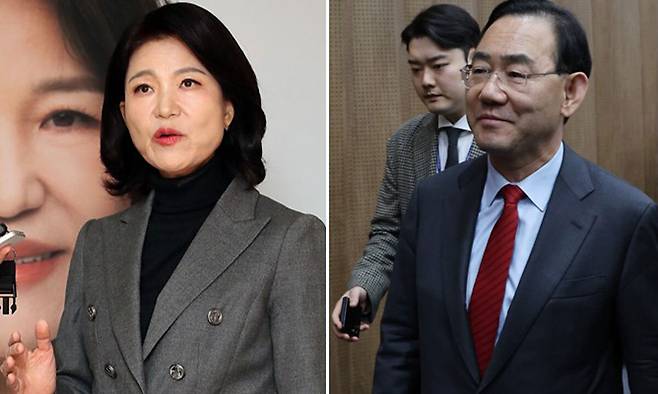 이진숙, 주호영(왼쪽부터). 뉴스1·허정호 선임기자