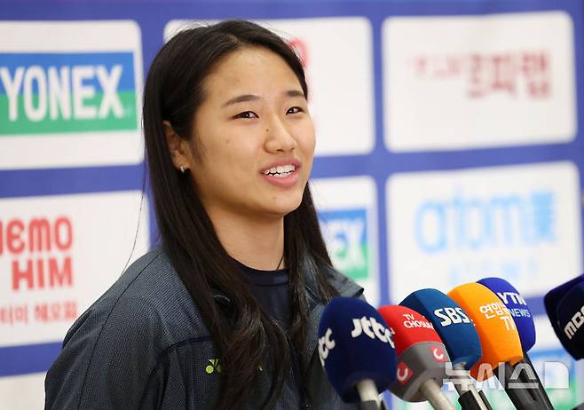 2026 아시아배드민턴선수권대회 여자 단식에서 우승하며 그랜드슬램을 달성한 안세영. /사진=뉴시스