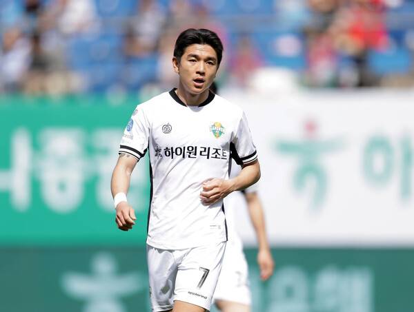 '김대원 결승골' MVP 등극, 강원FC 슈팅 12개로 베스트 팀 선정...사진은 강원FC 김대원.(사진제공=한국프로축구연맹)