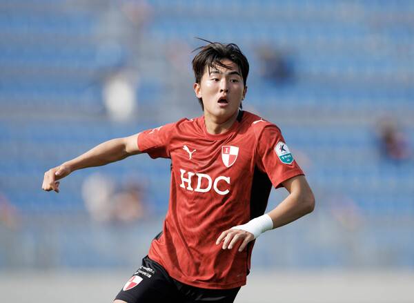 K리그2 백가온 7라운드 MVP...사진은 부산 아이파크 백가온.(사진제공=한국프로축구연맹)