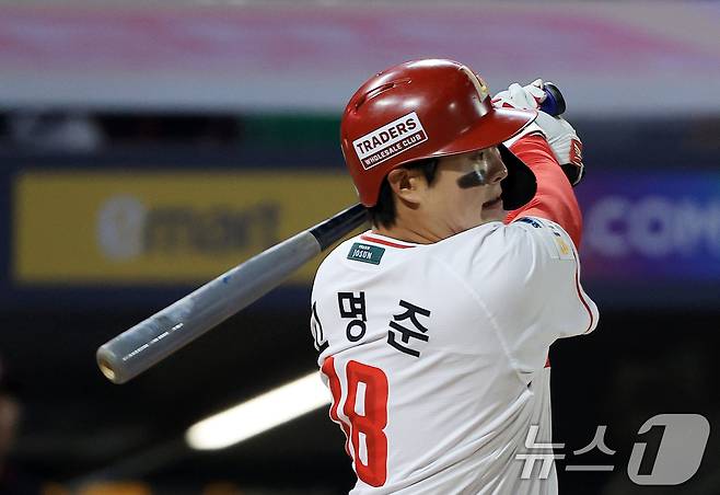 SSG 랜더스 고명준. ⓒ 뉴스1 이호윤 기자