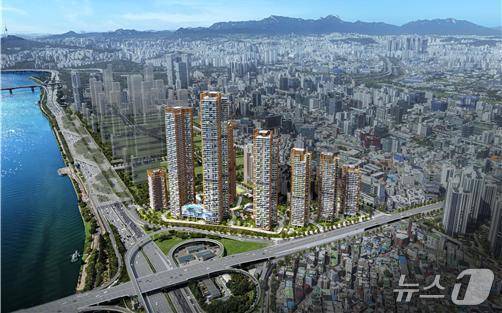 수전략정비구역 제4 주택정비형 재개발사업 조감도 (서울시 제공) 뉴스1 ⓒ News1