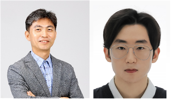 왼쪽부터, 동국대 손정인 교수, 동국대 이건범 석박통합과정생(사진=동국대)
