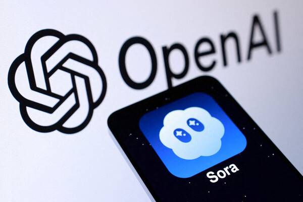 OpenAI와 Sora 로고. 2025년 10월 21일 촬영된 일러스트 자료사진. 로이터 연합뉴스