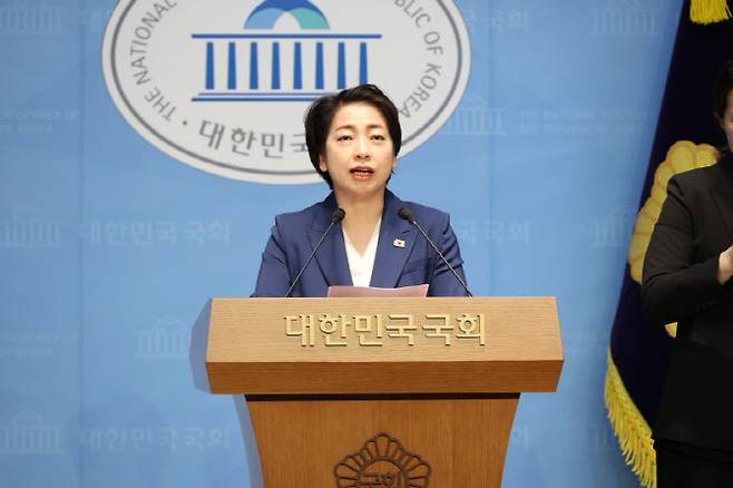 발언하고 있는 황정아 의원.(사진=황정아 의원실)