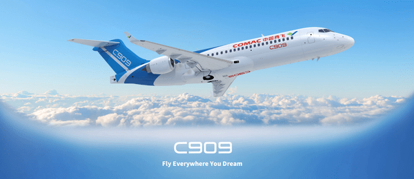 코맥 C909 항공기. 사진=갈무리