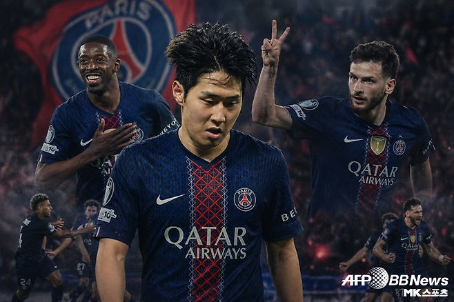 이강인은 4월 29일 홈에서 펼쳐진 유럽축구연맹(UEFA) 챔피언스리그(UCL) 준결승 1차전 바이에른 뮌헨과의 맞대결에서 출전 기회를 잡지 못했다. 이강인은 올 시즌 UCL에선 단 한 번도 선발 출전 기회를 잡지 못하고 있다. 사진 원본=AFPBBNews=News1/그래픽 작업=이근승 기자(ChatGPT 활용)