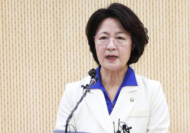 더불어민주당 추미애 경기도지사 후보. 연합뉴스