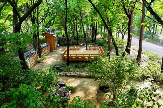 K헤리티지 정원 전경.