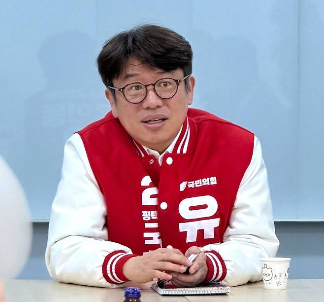▲ 경기 평택시을 선거구에 출마한 국민의힘 유의동 예비후보가 "실천"하는 정치인으로 거듭나겠다고 약속했다. /사진제공=유의동 예비후보